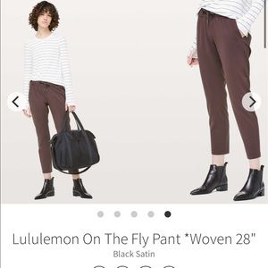 Lulu on the fly pants size 10